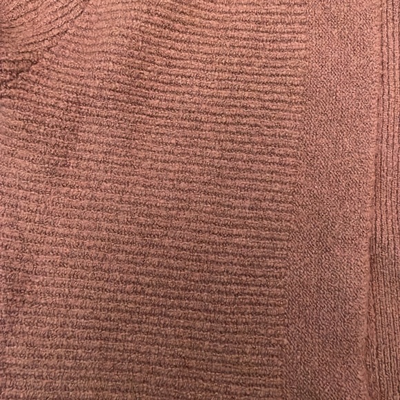 Lucky Brand Cocoa Brown Open Cardigan with Puff Sleeves - Picture 3 of 6